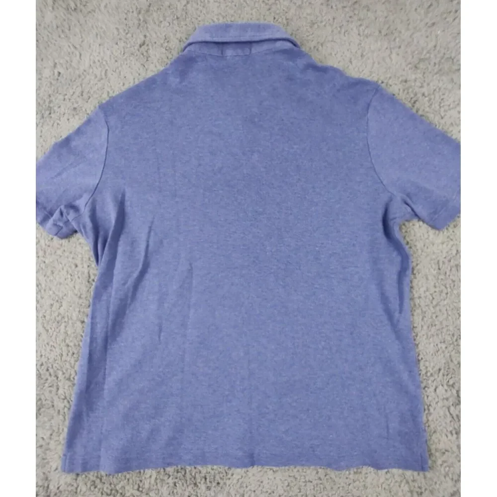 Polo Ralph Lauren Polo‎ Shirt Men's L Blue Pony Large Cotton Short Sleeve